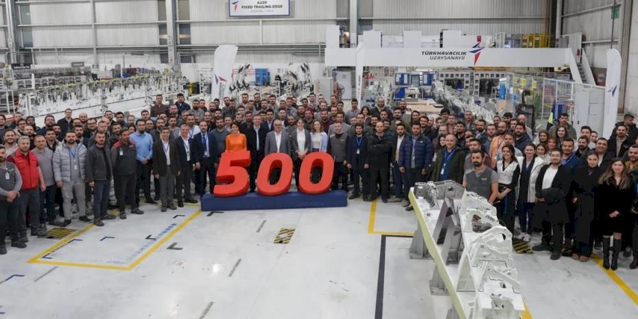 TUSAŞ’tan Airbus A220 Programında 500’üncü sevkiyat