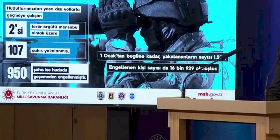 Sınır güvenliği ve terörle mücadeleye devam.. Yasa dışı geçişe izin yok!