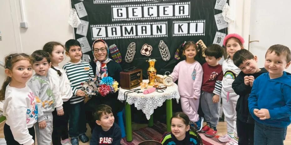 İstanbul Maltepe'de kreşlerdeki minikler büyükleriyle buluştu