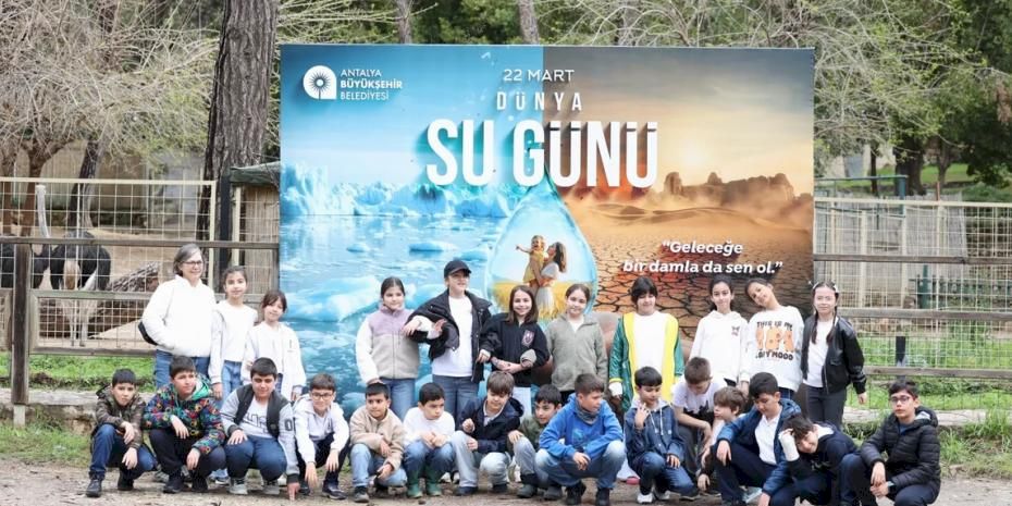 Antalya'da Dünya Su Günü’nde çocuklara eğlenceli eğitim
