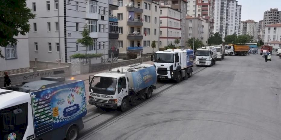 Kayseri Kocasinan'dan temizlik seferberliği