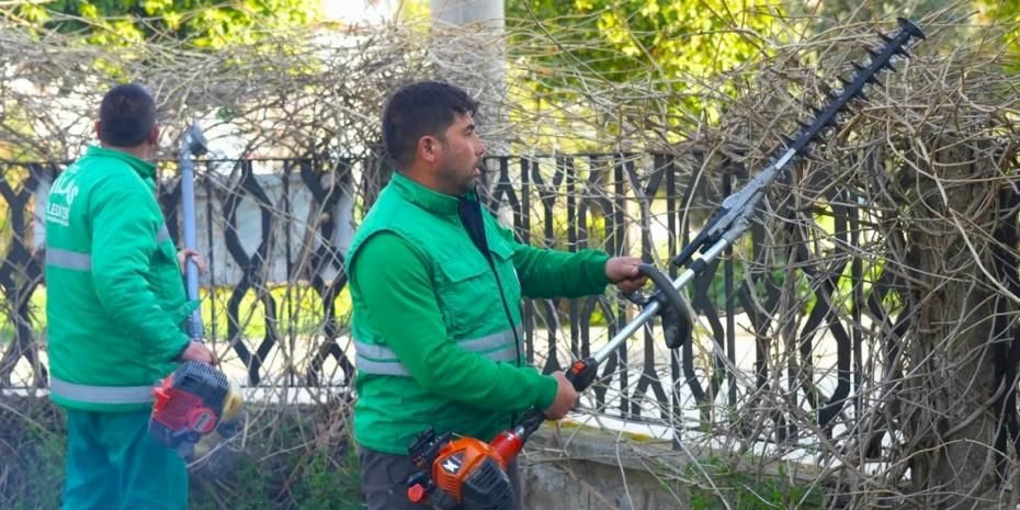 Muğla Milas'ta ilkbahar bakımları sürüyor