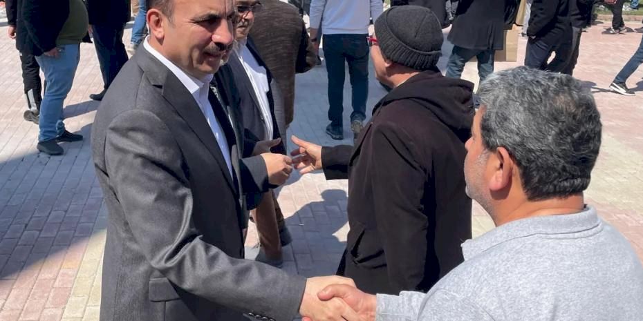 Konya'da Başkan Altay'dan Cuma buluşması