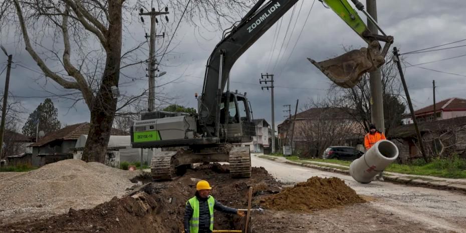 Sakarya Karakamış'a 3 bin 500 metrelik yağmursuyu hattı