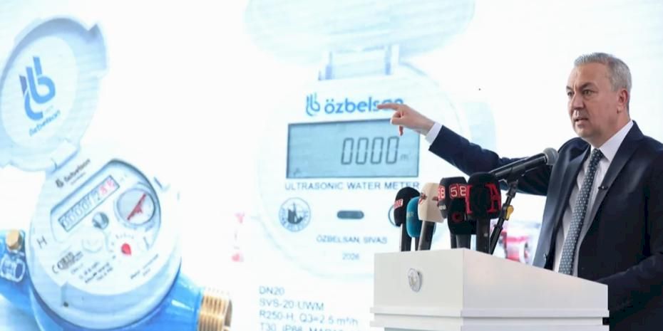 Sivas Belediyesi’nden yerli akıllı su sayacı