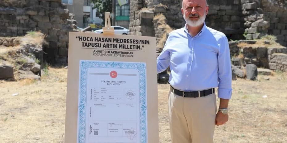 Kayseri'nin ilk medresesinde restorasyon zamanı