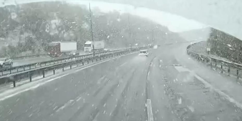 Ankara–Bolu hattında kar mesaisi