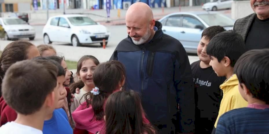 Kayseri Kocasinan'da toprakla büyüyen çocuklar mutlu