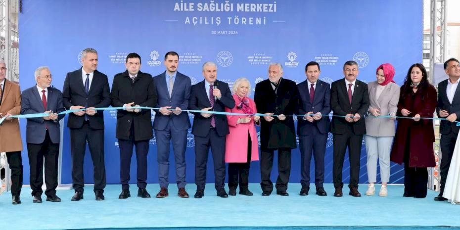 Konya Karatay'da Ahmet Yaşar Eşmekaya Aile Sağlığı Merkezi açıldı