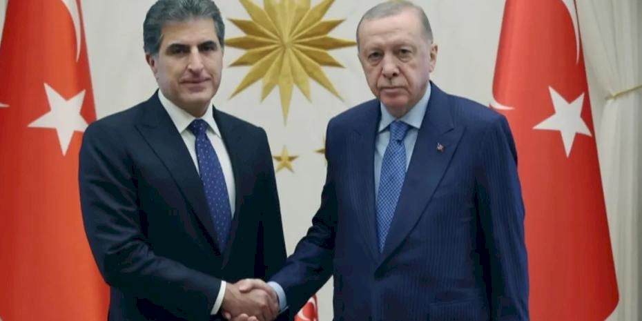 Cumhurbaşkanı Erdoğan, Barzani ile görüştü