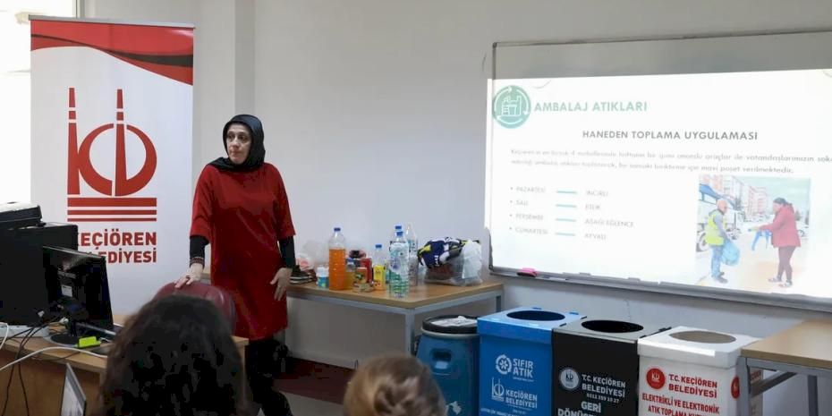 Ankara Keçiören'de 'sıfır atık' bilinci yaygınlaşıyor