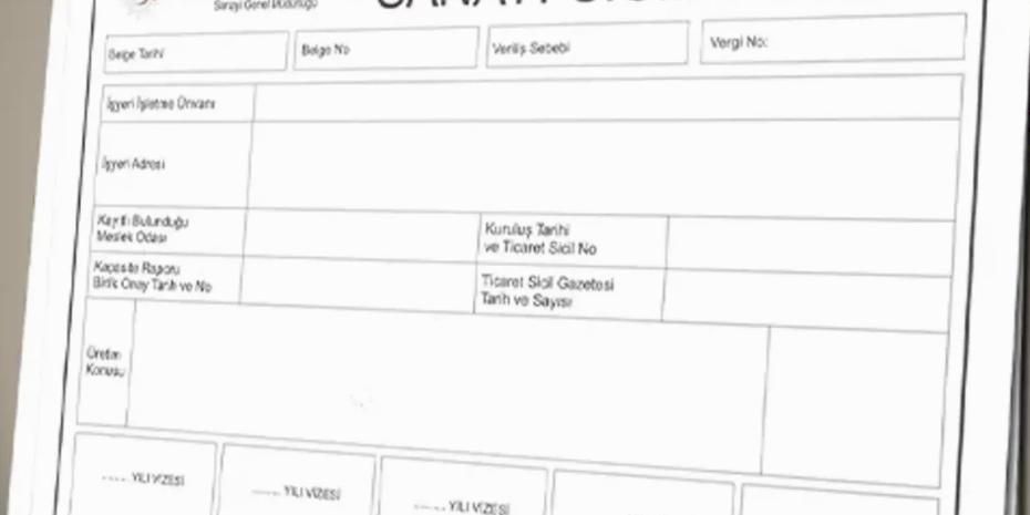 Sanayi Sicil Tebliği yenilendi... Başvuru, kayıt ve geçerlilik şartlarında değişiklik