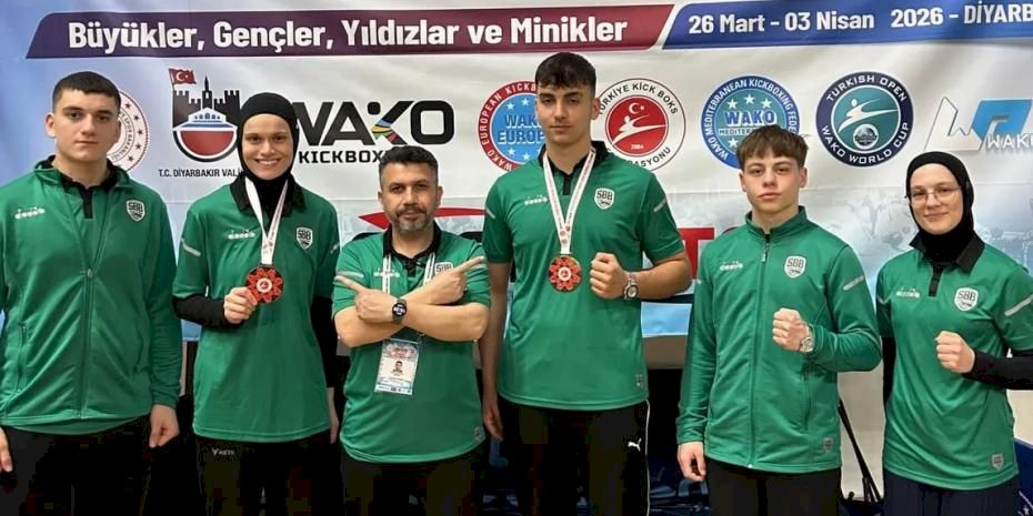 Sakaryalı KickBoksçular Diyarbakır’da zirveye uzandı