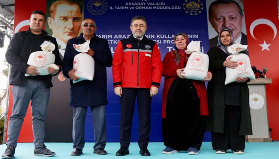 Bakan Yumaklı: İsrail’den tek bir adet bile tohum ithal etmiyoruz!