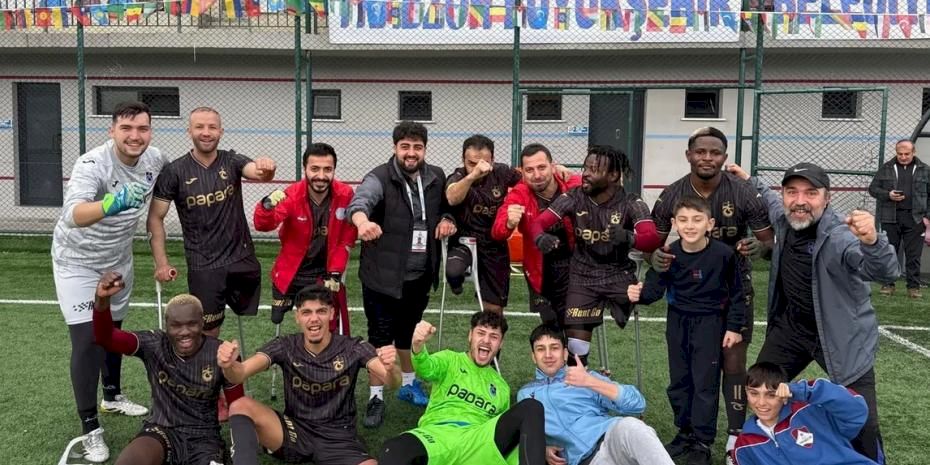 Trabzon Ampute Futbol Takımı 3. sıraya yükseldi