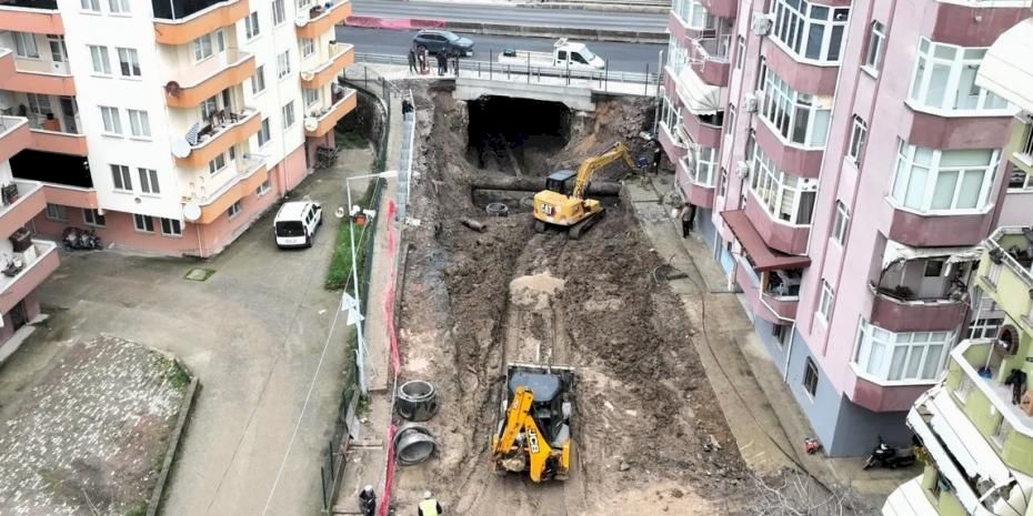 Kocaeli Gölcük Ulaşlı’da alt geçit çalışmaları hızla sürüyor