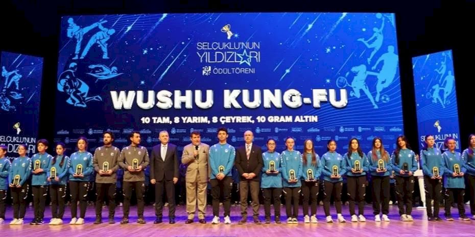 Konya Selçuklu'nun gururlandıran yıldızları ödüllendirildi