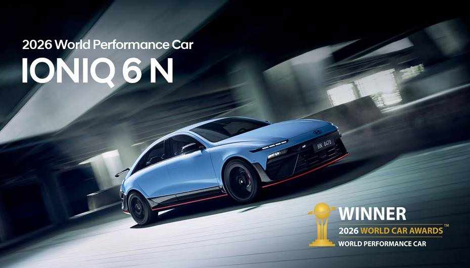 Hyundai IONIQ 6 N'e yılın performans otomobili ödülü