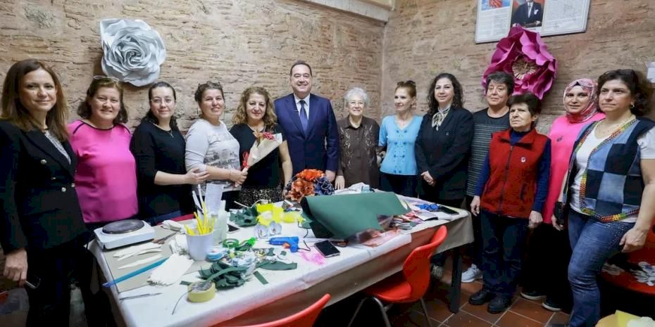 Başkan Dutlulu'dan MASMEK atölyelerine ziyaret