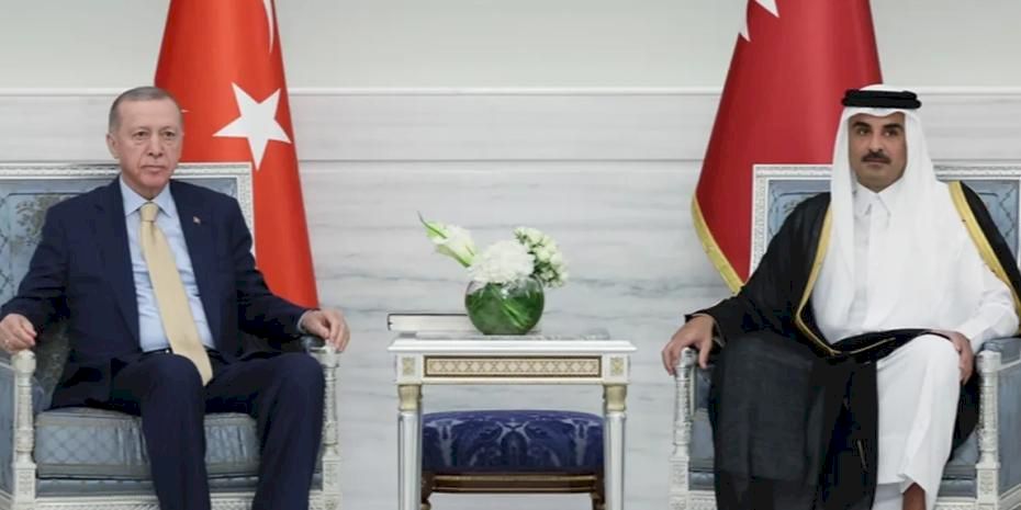 Cumhurbaşkanı Erdoğan ile Katar Emiri Al Sani görüştü