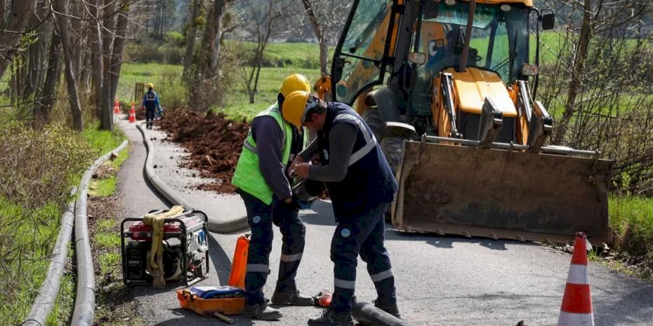 Sakarya Taraklı’da kaliteli su için yeni hat çalışması
