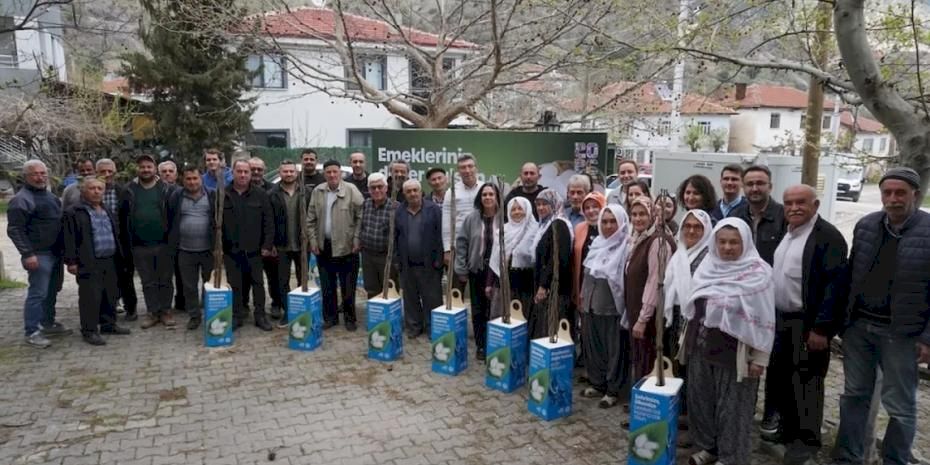 Eskişehir'de 600 dut fidanı üreticiyle buluştu