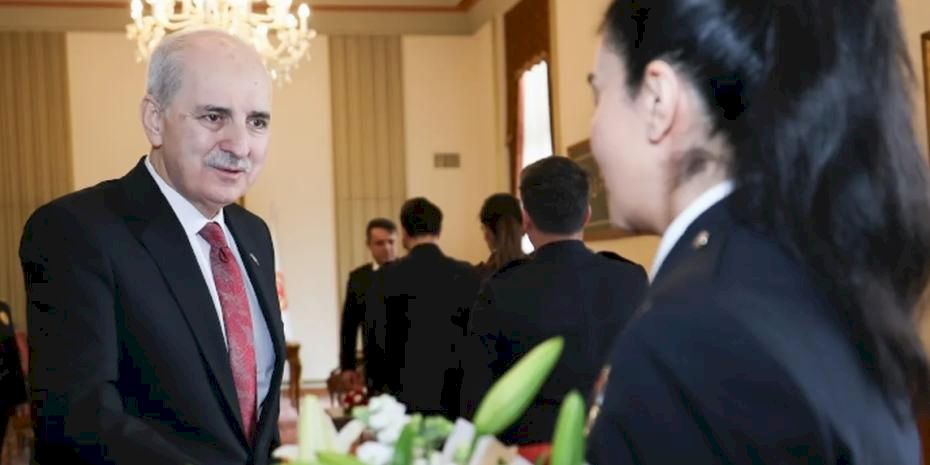 TBMM Başkanı Kurtulmuş, koruma polislerini kabul etti