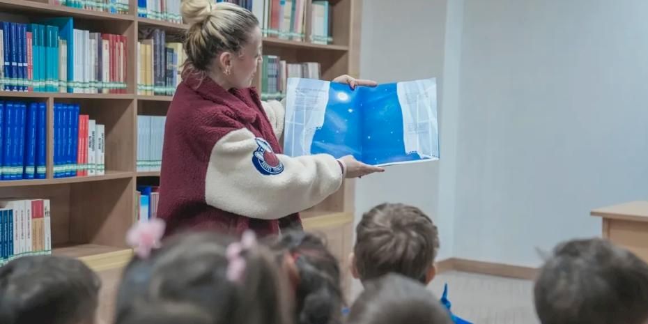 Ankara Keçiören'de minik öğrenciler kütüphane atmosferini yaşadı