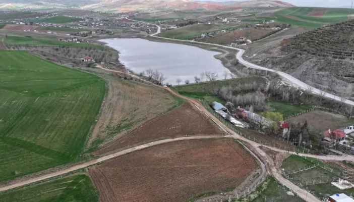 Kuruma riski altındaki Kızılca Göleti yeniden suya kavuştu