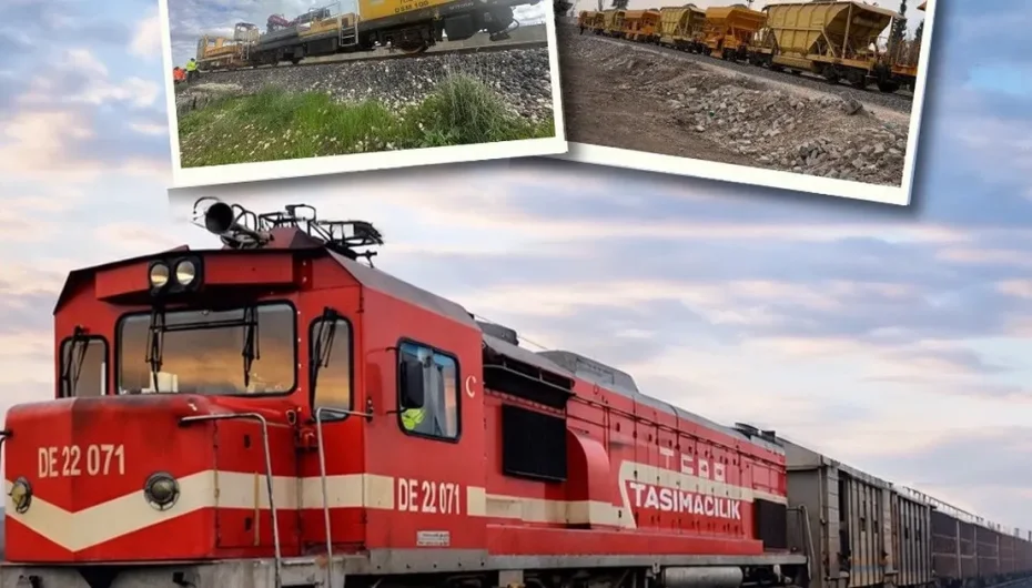 Suriye sınırındaki demiryolu hatları yeniden hizmete açıldı