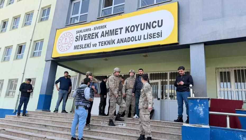 Siverek’te lisede silahlı saldırı:16 yaralı