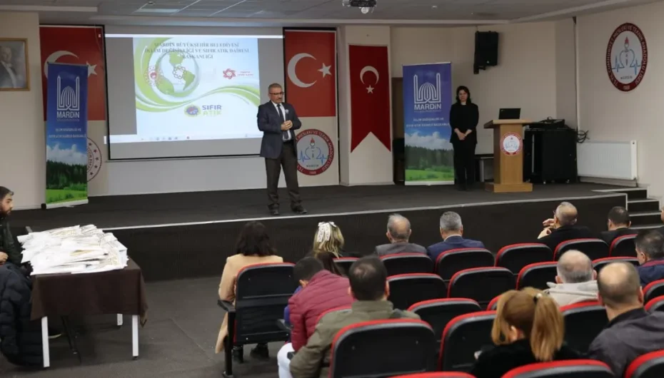 Mardin’de okullara sıfır atık ve çevre eğitimi