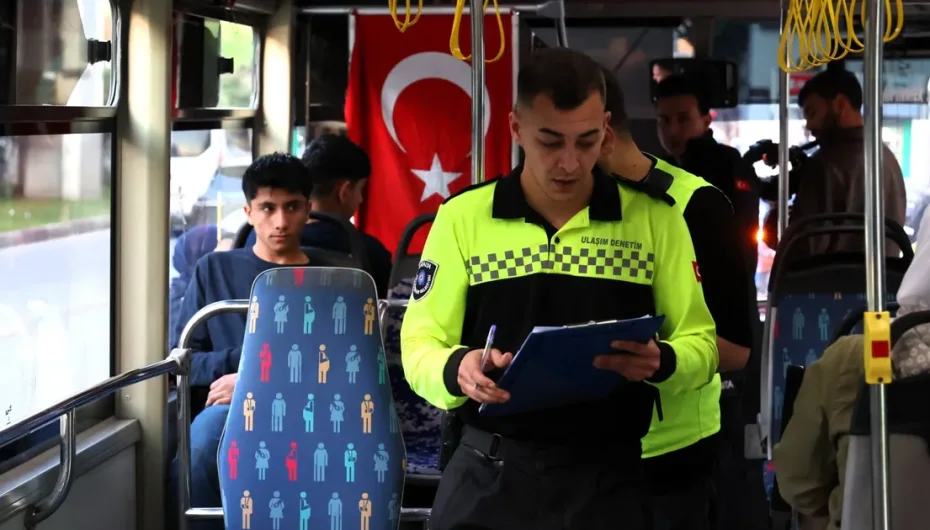 Antalya’da toplu taşıma araçlarına sıkı denetim