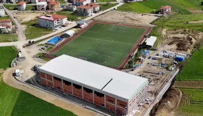 Sakarya Kaynarca’da sportif tesiste sona doğru