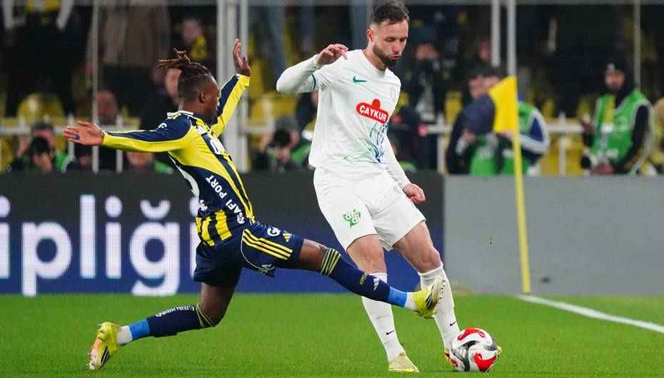 Fenerbahçe 2-2 Çaykur Rizespor (Maç Sonucu)
