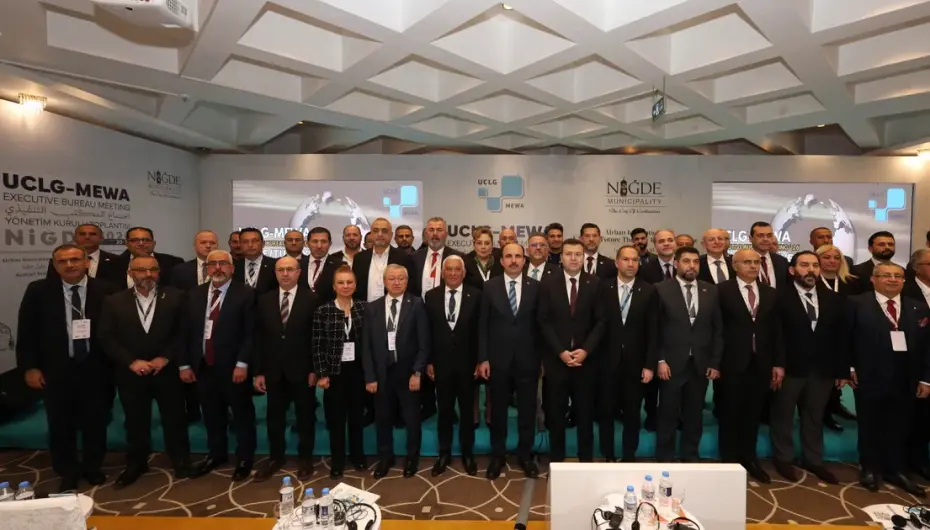 Başkan Altay UCLG MEWA toplantısında konuştu