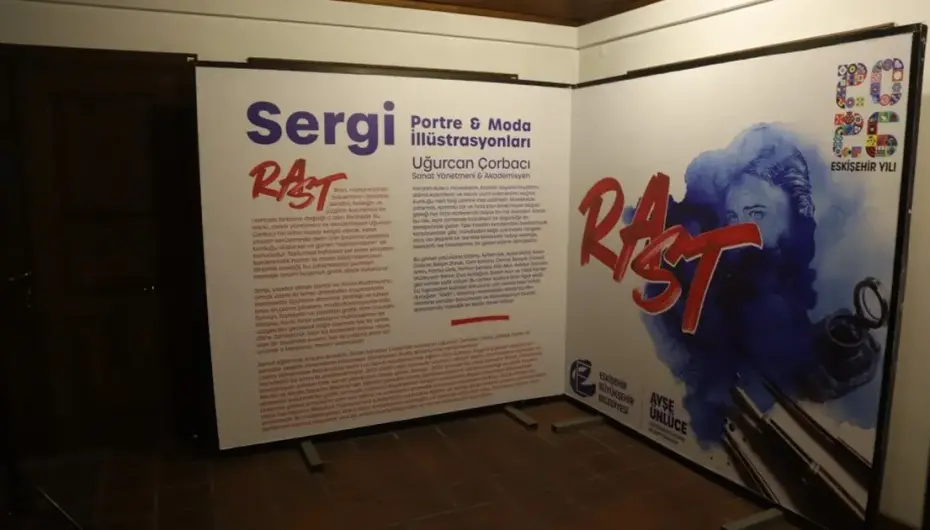 Eskişehir’de ‘Rast’ sergisi açıldı