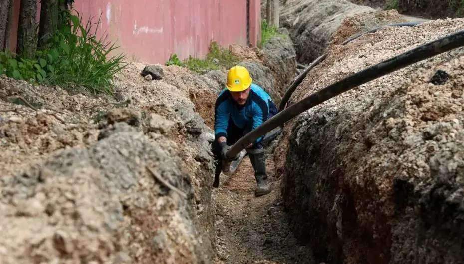 Sapanca’da Kuruçeşme’nin içme suyu hattı yenilendi