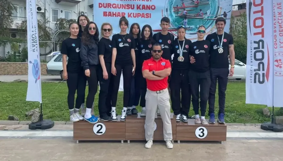 Eskişehirli kanocular Köyceğiz’den gururla döndü
