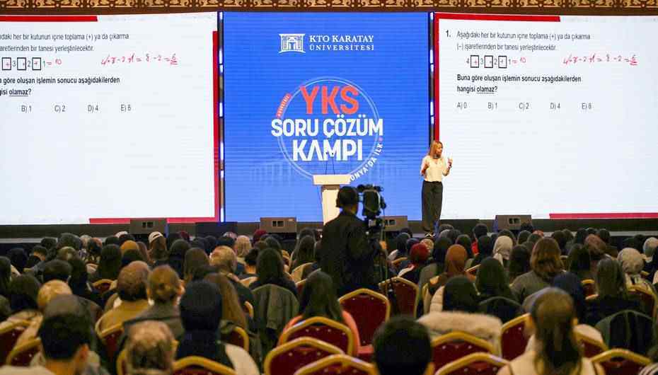 Konya'da 2 bin üniversite adayı YKS kampında buluştu
