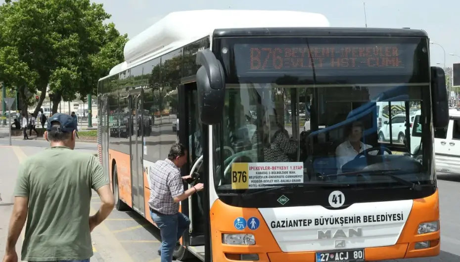 Gaziantep'te 23 Nisan'da ulaşım ücretsiz olacak