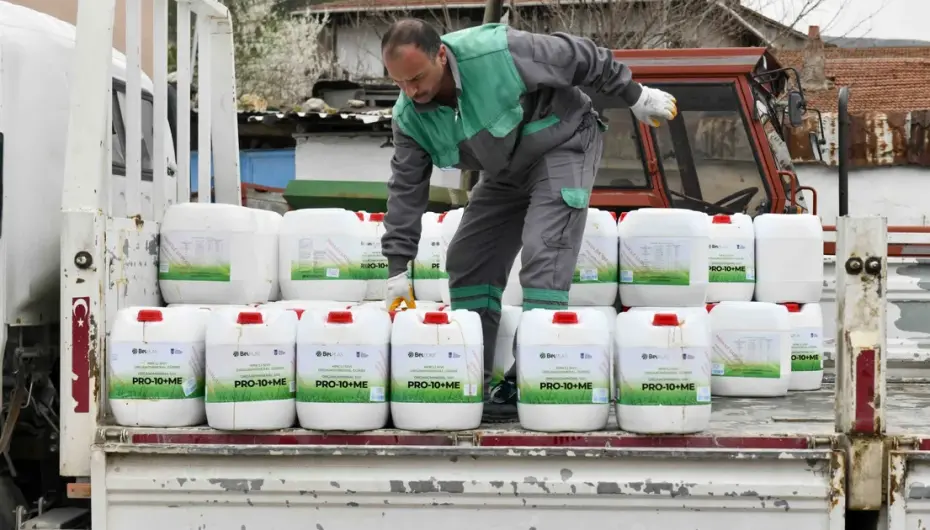 Ankara'da üreticiye yüzde 50 hibeli sıvı gübre desteği