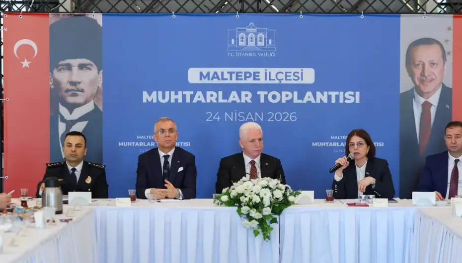 İstanbul Maltepe'de muhtarlarla koordinasyon