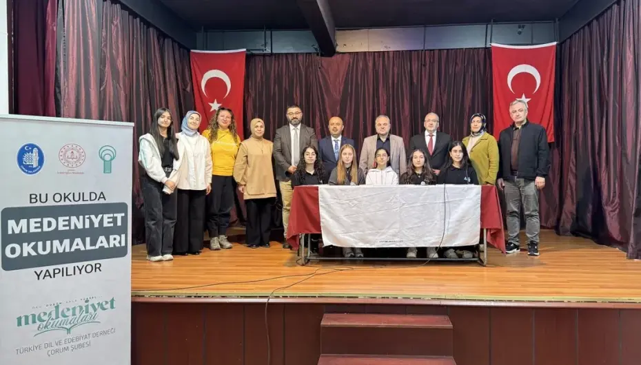 Çorum’da 'Medeniyet Okumaları' öğrencilerle buluştu