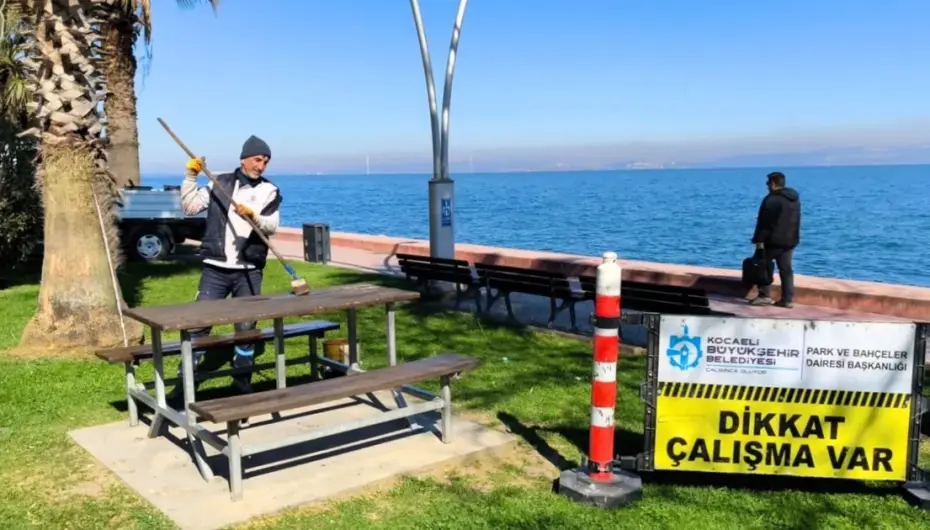 Kocaeli sahillerinde yaz bakımı