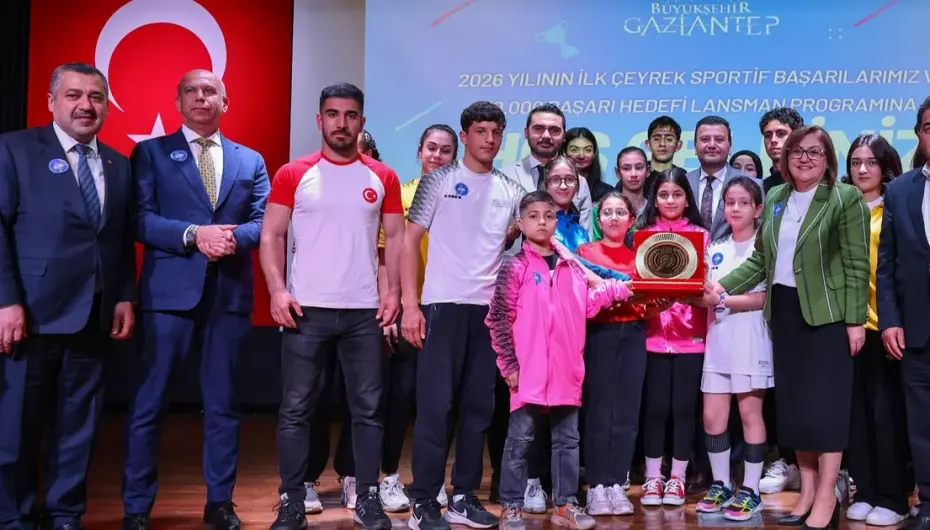 Gaziantep'te sporda hedef 10 bin başarı