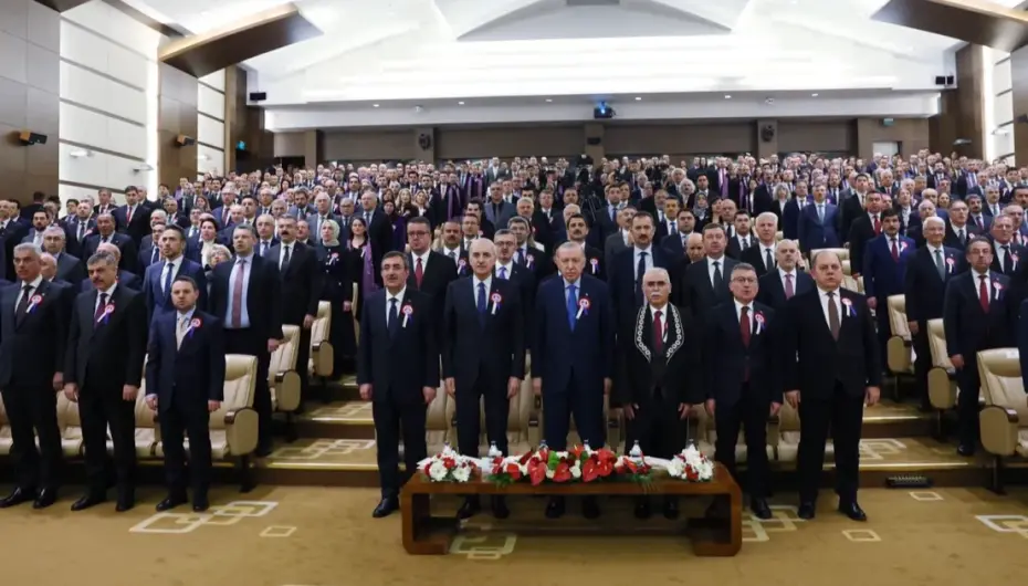 Cumhurbaşkanı Erdoğan Anayasa Mahkemesi'nin 64. yıl törenlerine katıldı