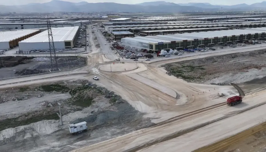 Konya'da trafik yükünü rahatlatacak caddeye yakın mercek