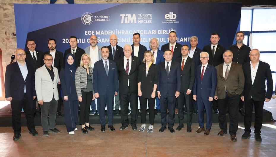 Ege Maden İhracatçıları Birliği 2 milyar dolar hedefiyle yeni döneme girdi