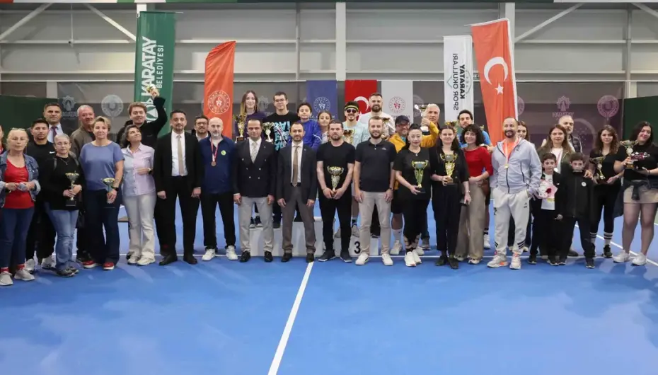 Konya İl Birinciliği Tenis Turnuvası Karatay’da tamamlandı